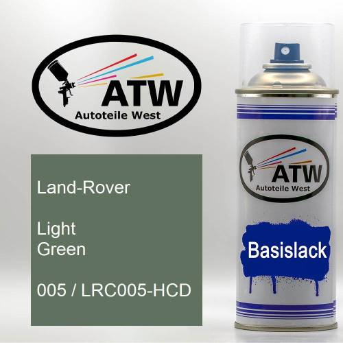 Land-Rover, Light Green, 005 / LRC005-HCD: 400ml Sprühdose, von ATW Autoteile West.